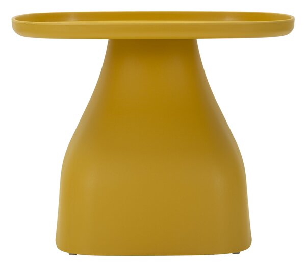 Tavolinetto Gea Giallo 48x48x38 cm in Polipropilene Giallo