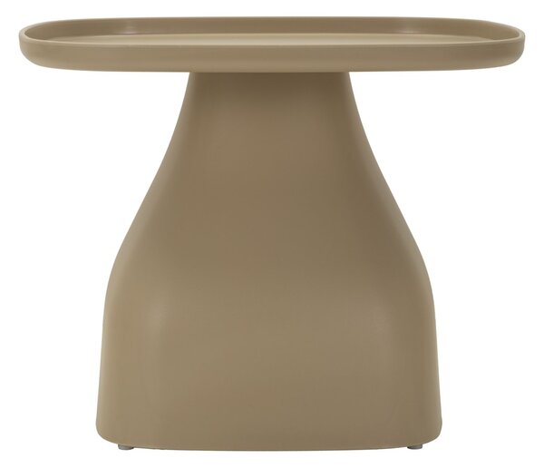 Tavolinetto Gea Tortora 48x48x38 cm in Polipropilene Grigio