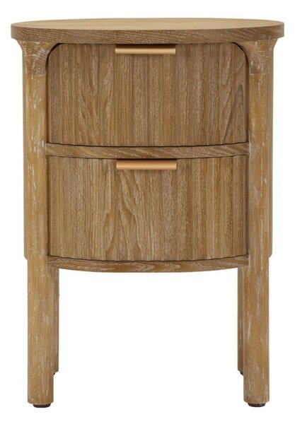 Comodino Goteborg 38x34,5x52 cm in Abete e MDF e Ferro