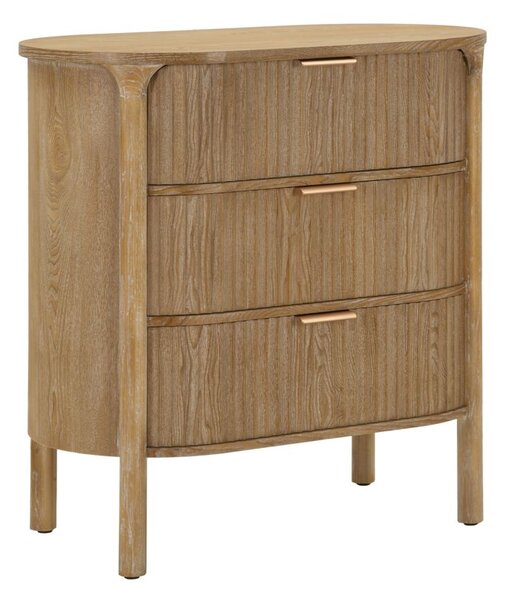 Comò Goteborg 80,5x47x82 cm in Abete e MDF e Ferro