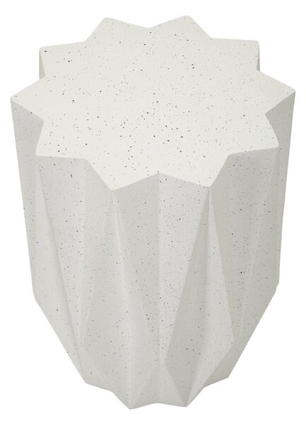 Tavolinetto Star Ø38,5x53 cm in Mgo Crema