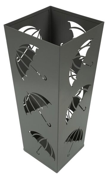 Portaombrelli Umbrella 19x19x48 cm in Metallo Grigio