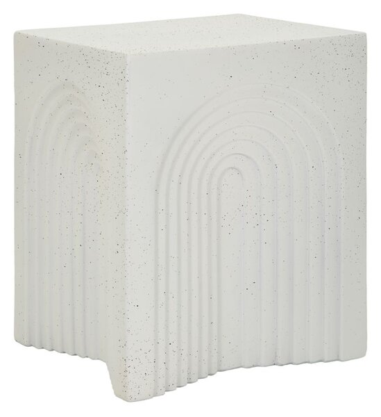 Tavolinetto Arc 47,5x58x47,5 cm in Mgo Crema