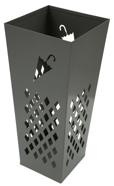 Portaombrelli Umbrella 19x19x48 cm in Metallo Grigio