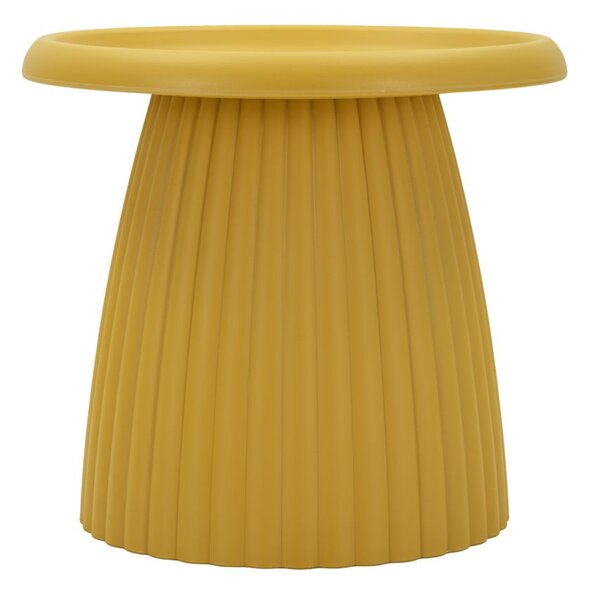 Tavolinetto Geax Senape 50x45x45 cm in Plastica Senape