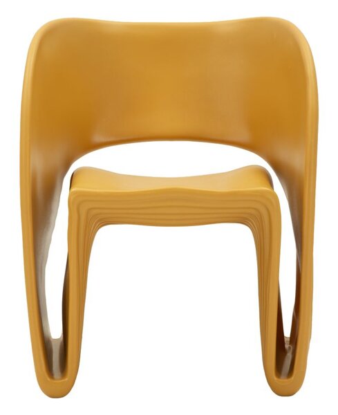 Poltrona Sand Senape 65x57,5x76 cm in Polietilene Senape