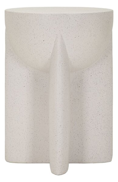 Tavolinetto History Ø33,5x48,5 cm in Mgo Crema