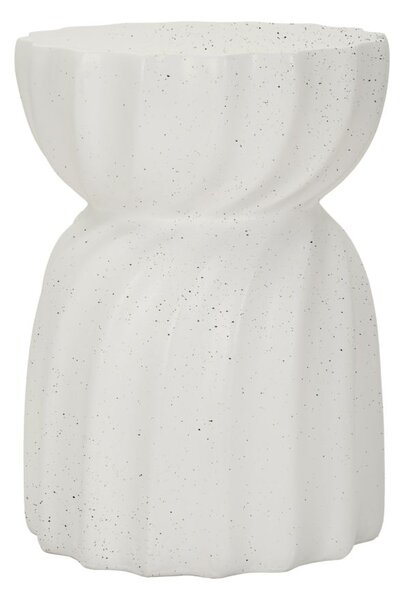 Tavolinetto Twisty Ø36x47,5 cm in Mgo Crema