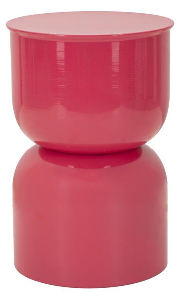 Tavolinetto Oyi Fuxia Ø31x46 cm in Metallo Rosa