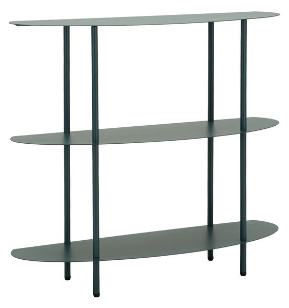 Console Saturno Ottanio 90x28x81 cm in Metallo Verde acqua
