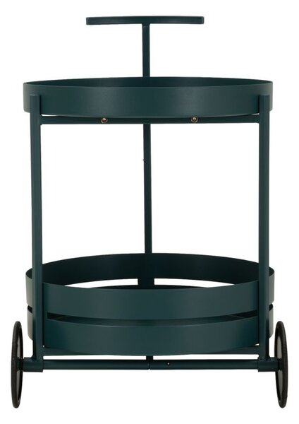 Carrello Saturno Ottanio 40x49,5x61 cm in Metallo Verde acqua