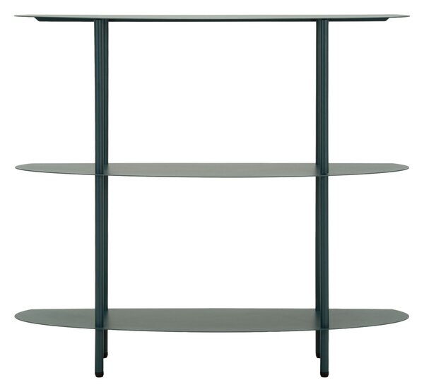 Console Saturno Ottanio 90x28x81 cm in Metallo Verde acqua