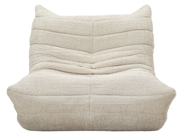 Poltrona Mask Bianca 103x100x80 cm in Spugna e Poliestere Bianco
