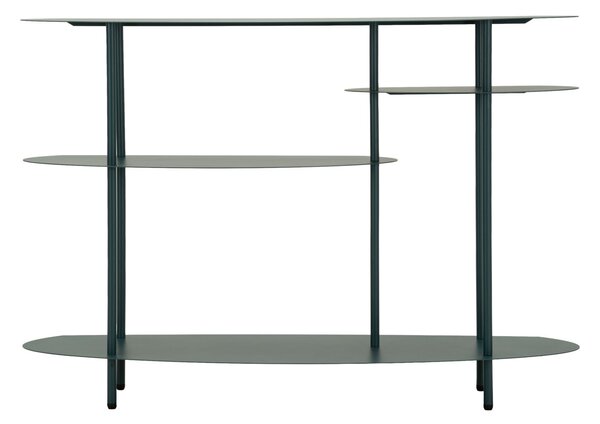 Console Saturno Plus Ottanio 118x34x82 cm in Metallo Verde acqua