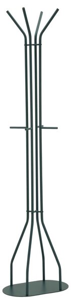 Appendiabiti Saturno Ottanio 45x28x178 cm in Metallo Verde acqua