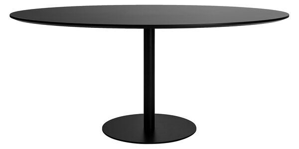 Tavolo da pranzo design nero ovale L170 cm HALIA