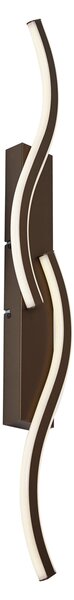 Lampada da parete di design bronzo scuro dimmerabile a 3 livelli 2 luci - Bummy