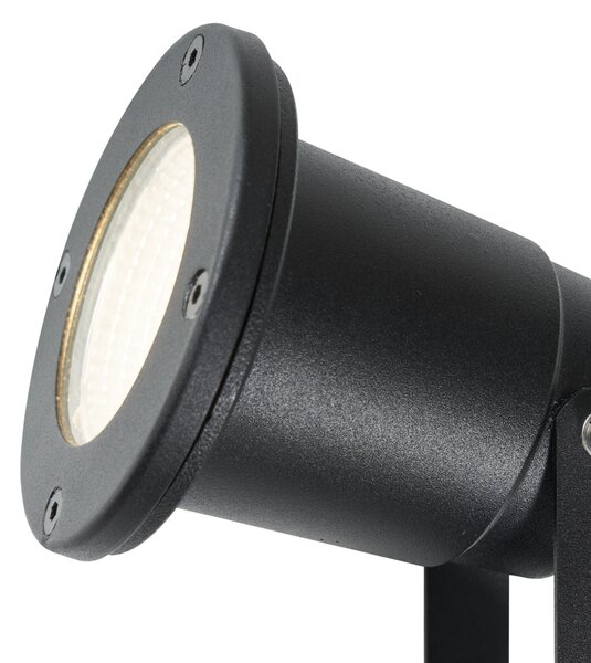 Faretto da giardino moderno nero con LED regolabile con cavo e spina 250cm IP65 - Basic