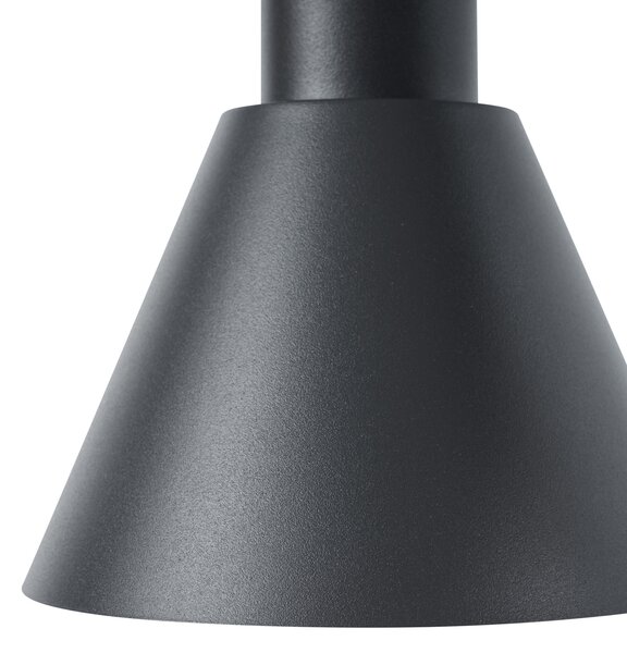 Lampada a sospensione moderna nera a 6 luci - Biles