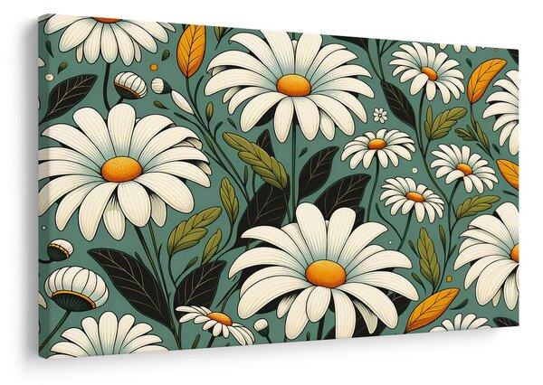 Quadro su tela – Margherite in fiore