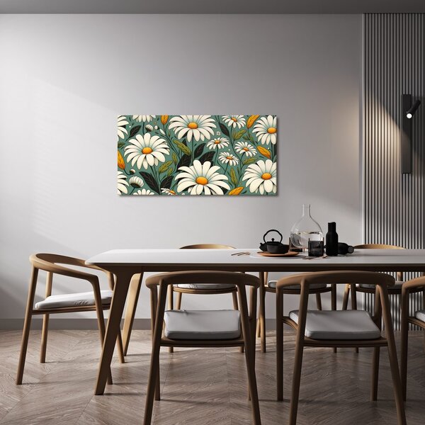 Quadro su tela – Margherite bianche