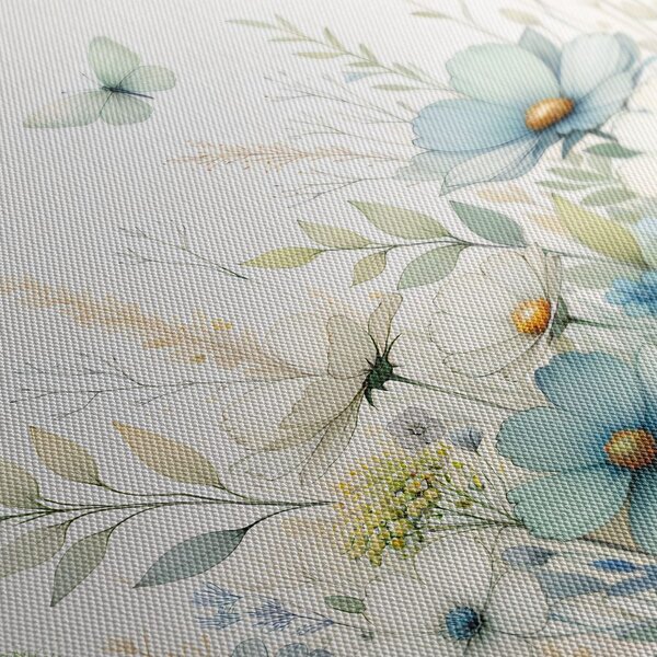 Quadro su tela – Fiori e farfalle estive