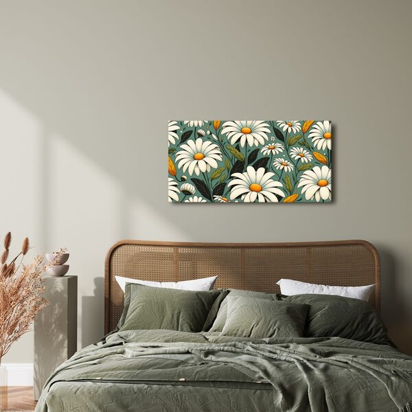 Quadro su tela – Margherite bianche