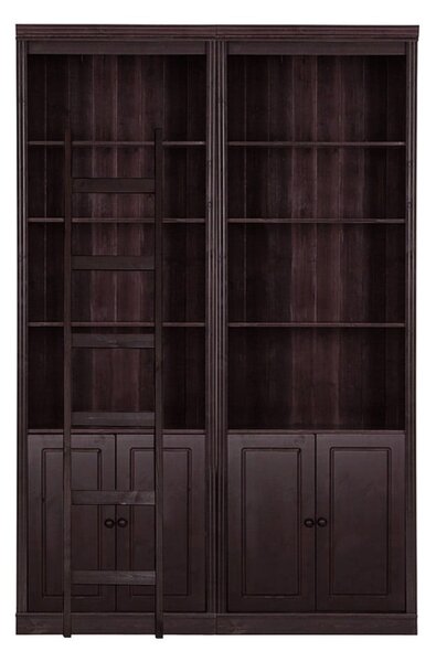 Libreria in legno di pino marrone 148x223 cm Anita - Støraa