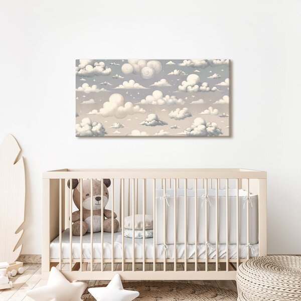 Quadro su tela – Cielo da fiaba con nuvole