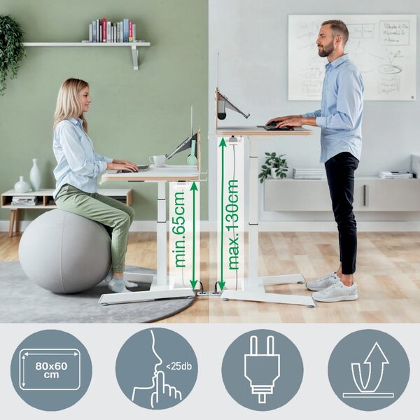 Scrivania ergonomica regolabile Ergo - Leitz
