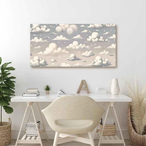 Quadro su tela – Cielo da fiaba con nuvole
