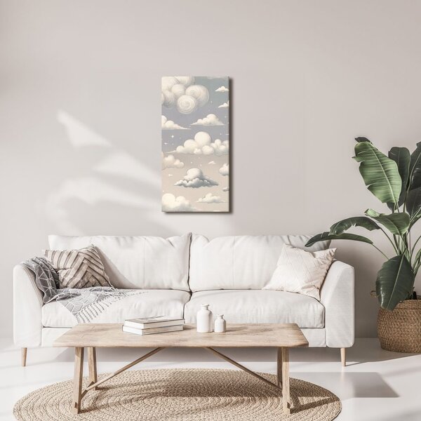 Quadro su tela – Nuvolette pastello