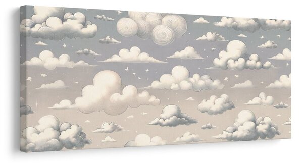 Quadro su tela – Cielo da fiaba con nuvole