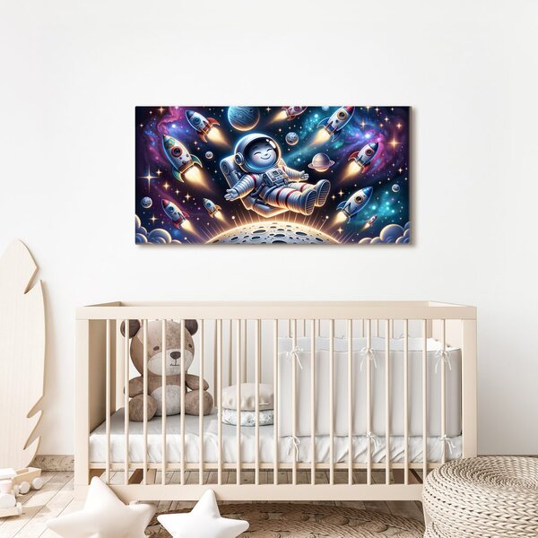 Quadro su tela – Avventura del piccolo pilota