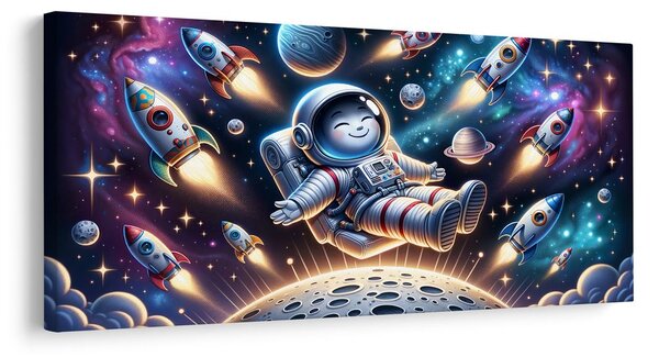 Quadro su tela – Avventura del piccolo pilota