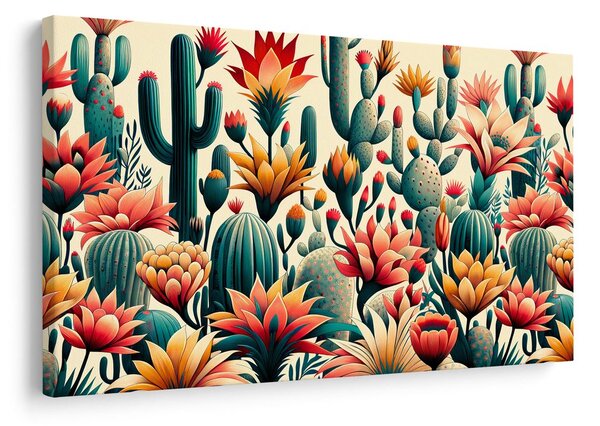 Quadro su tela – Cactus in fiore