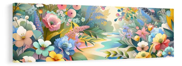 Quadro su tela – Fiori dai mille colori