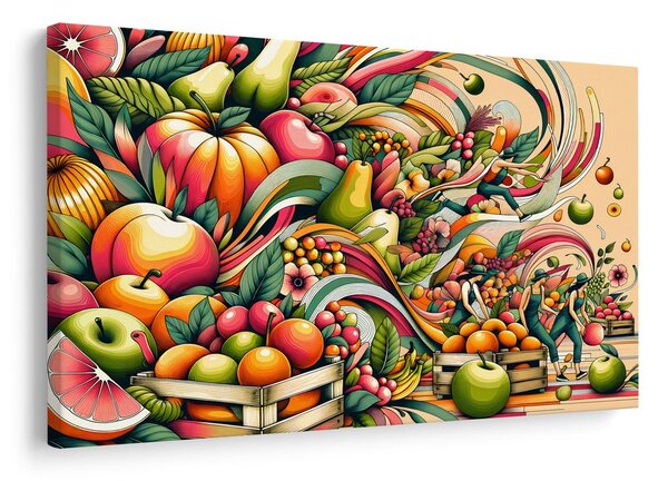 Quadro su tela – Esplosione di frutta