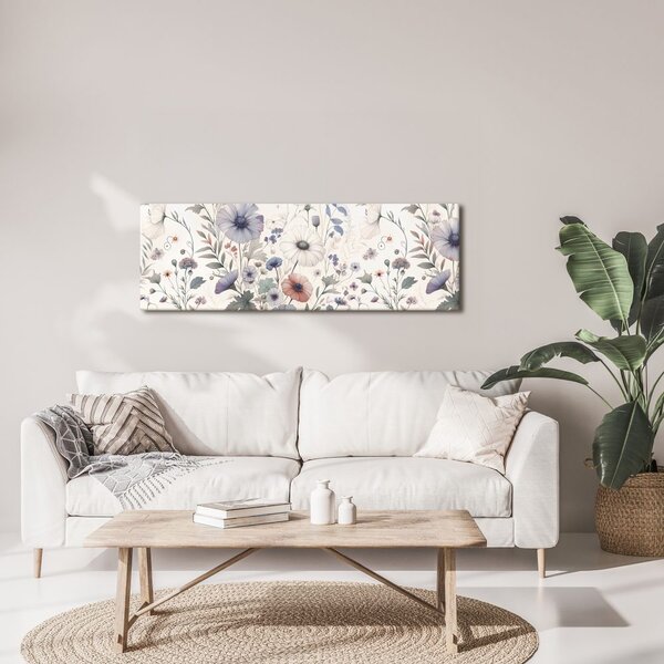 Quadro su tela – Prato in tonalità pastello
