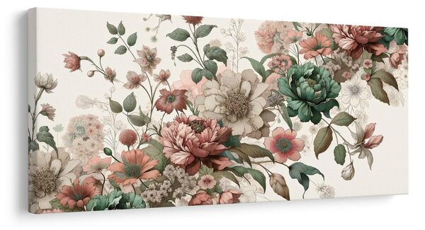 Quadro su tela – Giardino in fiore