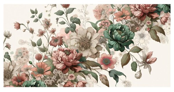 Quadro su tela – Giardino in fiore