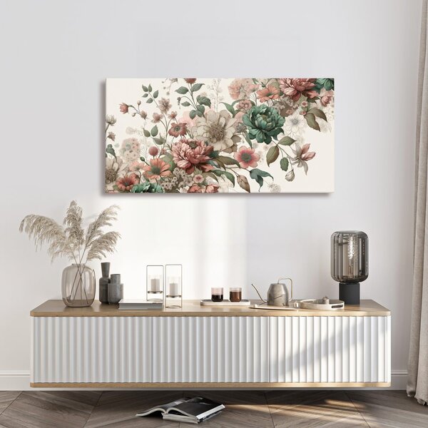 Quadro su tela – Giardino in fiore