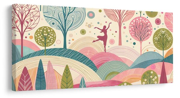 Quadro su tela – Ballerina aggraziata