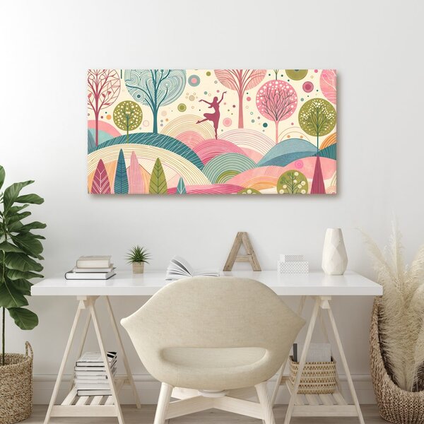 Quadro su tela – Ballerina aggraziata