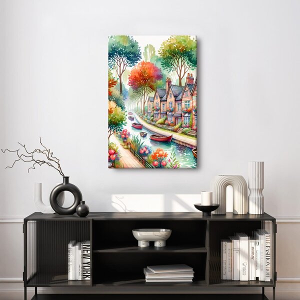 Quadro su tela – Quartiere romantico