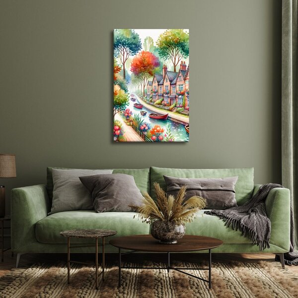 Quadro su tela – Quartiere romantico