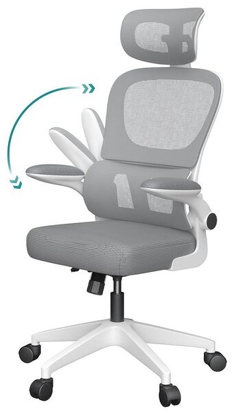 Sedia ergonomica da ufficio - Sedia da ufficio con poggiatesta - Sedia da lavoro - Sedia per ufficio - Sedia per scrivania