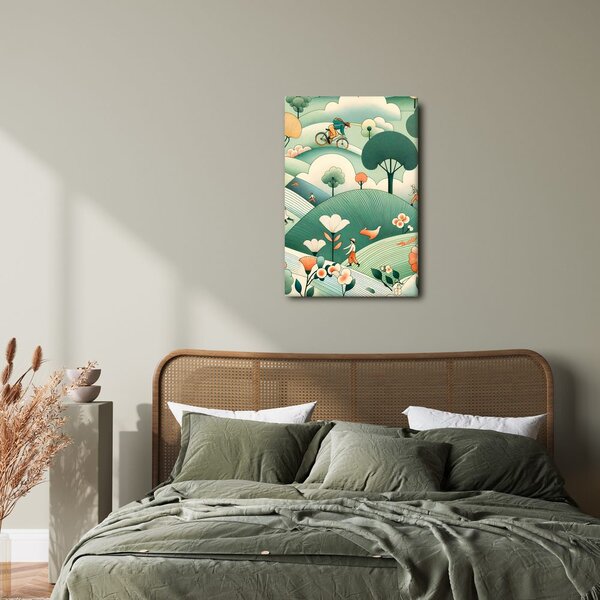 Quadro su tela – Giornata di primavera nella natura