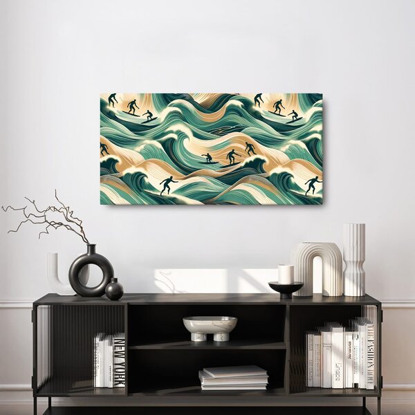 Quadro su tela – Sport sulle onde dell’oceano