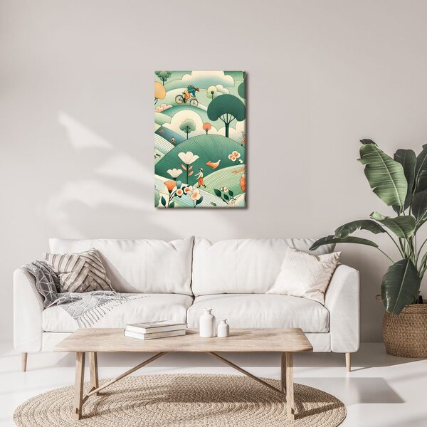 Quadro su tela – Giornata di primavera nella natura